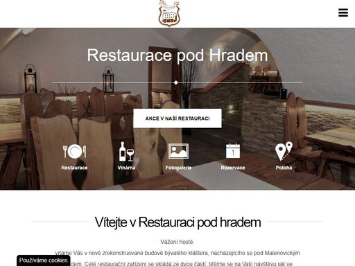 www.restauracepodhradem.cz