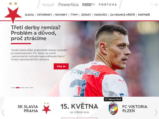 SK Slavia Praha  Oficiální webové stránky