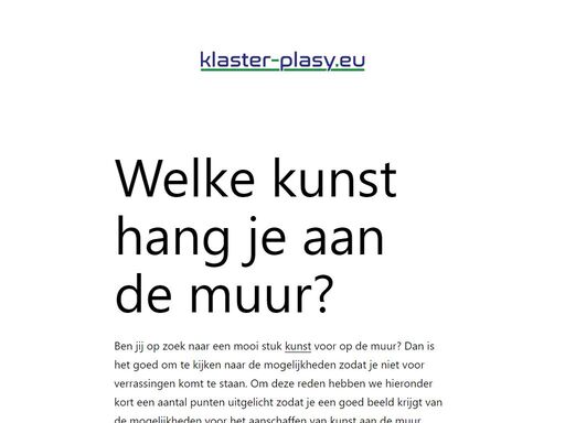 www.klaster-plasy.eu