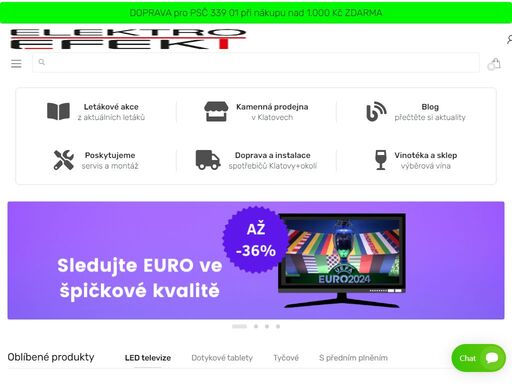 hledáte internetový obchod s elektronikou? klikněte na elektroefekt.cz!