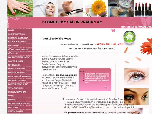 www.kosmetickysalonpraha.cz