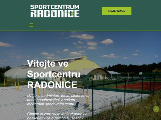 this is an oficial website of sportcenter in prague - radonice