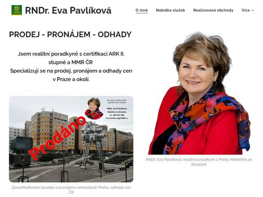 www.reality-pavlikova.cz