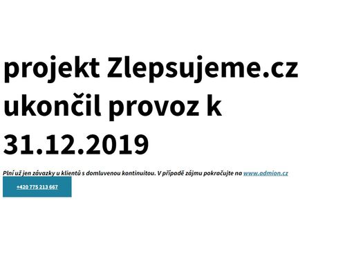 www.zlepsujeme.cz