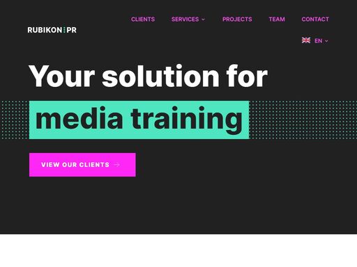 your solution for public relations, media training, content marketing, reputation building