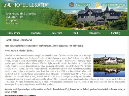 www.hotel-lesana.cz