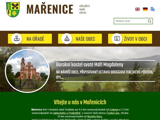 www.obecmarenice.cz