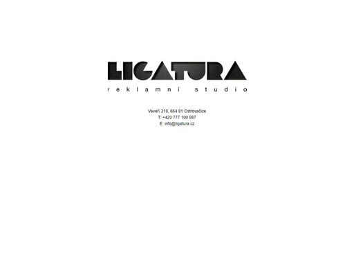 www.ligatura.cz