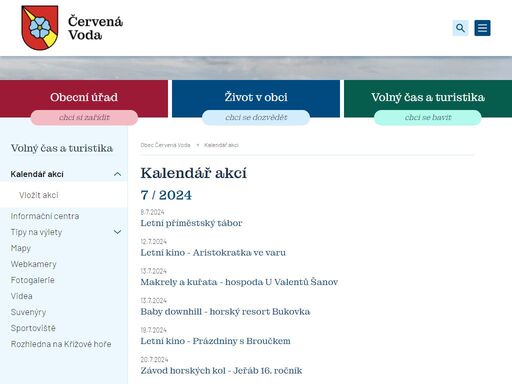www.cervenavoda.cz