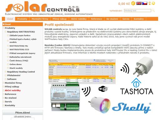 wattrouter and heating control controllers for photovoltaic plants and comfortable heating.
