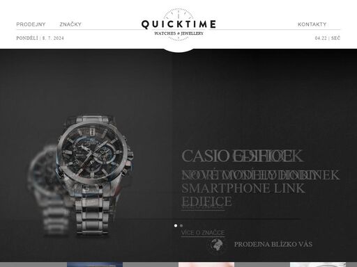 quick time je síť specializovaných prodejen se širokým sortimentem hodinek, a šperků. 