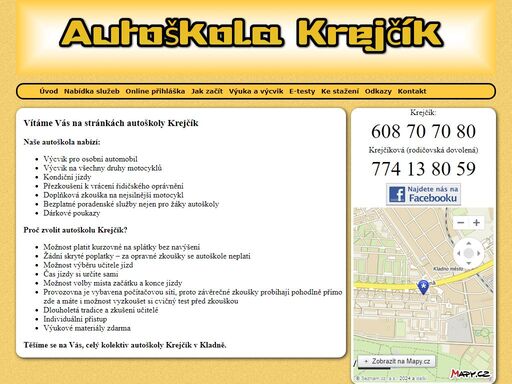 www.autoskolakrejcik.cz