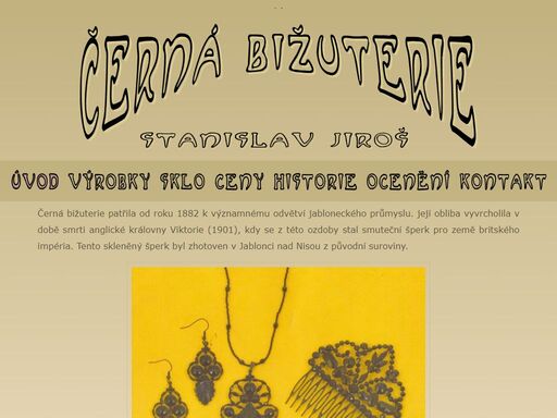 www.cernabizuterie.cz