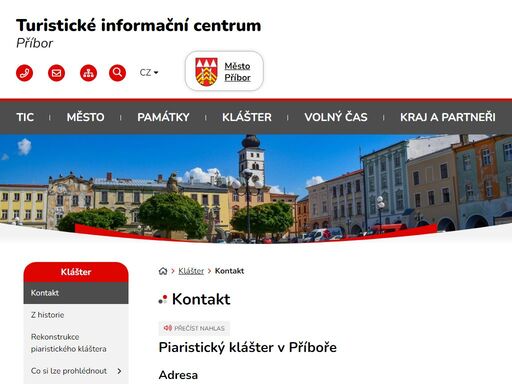 turistický informační portál města příbor