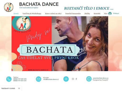 bachata a salsa v ústí nad labem a teplicích.
tančírny a kurzy bachaty
