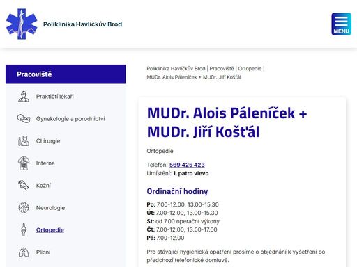 poliklinika-hb.cz/119-mudr-palenicek-mudr-kostal