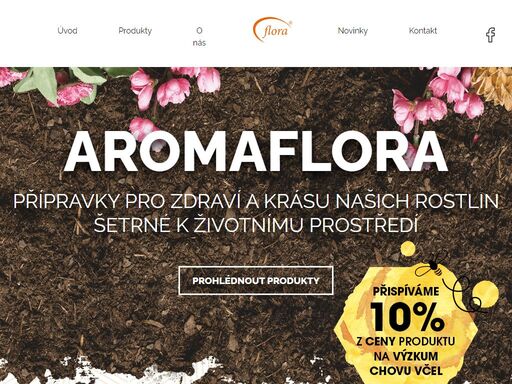 aromaflora - prostředky pro zdraví a krásu našich rostlin.