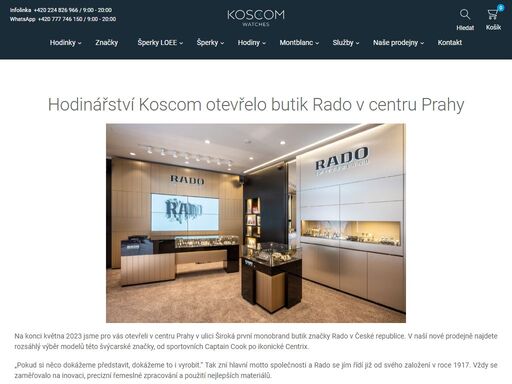 www.hodinky-koscom.cz/rado-butik