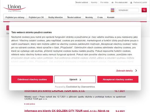 www.unionpojistovna.cz