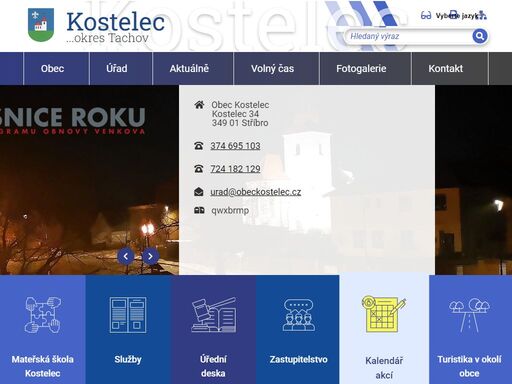 www.obeckostelec.cz