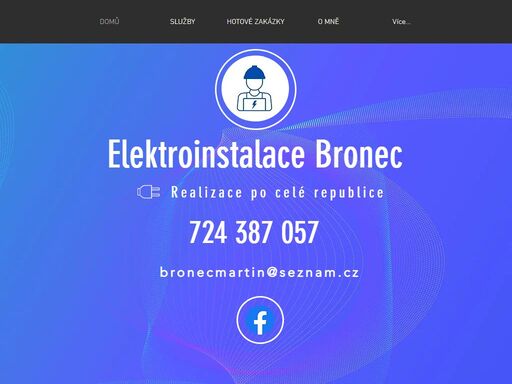 www.elektroinstalacebronec.cz