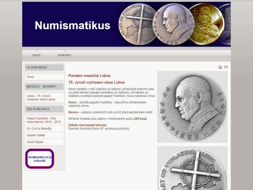www.numismatikus.cz