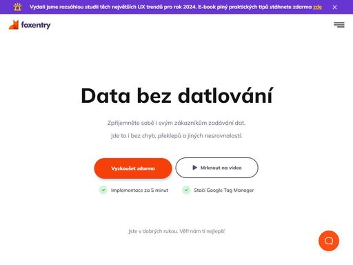 zákaznická data konečně bez chyb a překlepů. přidejte se ke špičce české e-commerce scény a nasaďte revoluci ve vyplňování formulářů. bez programátora.
