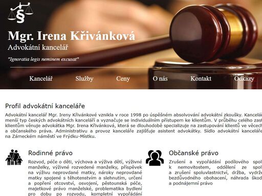 www.advokat-krivankova.cz