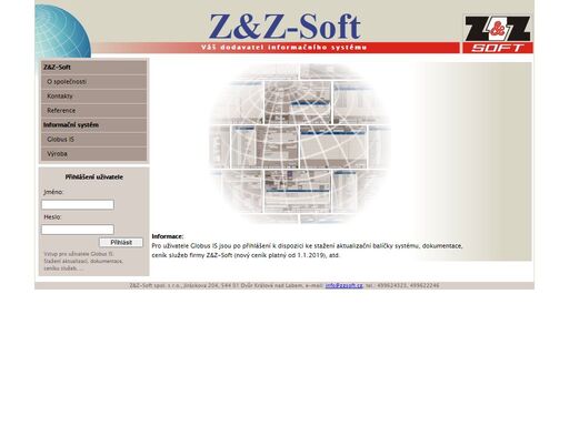 z&z-soft spol. s r.o. - váš dodavatel informačního systému. globus is - ekonomický software, výroba