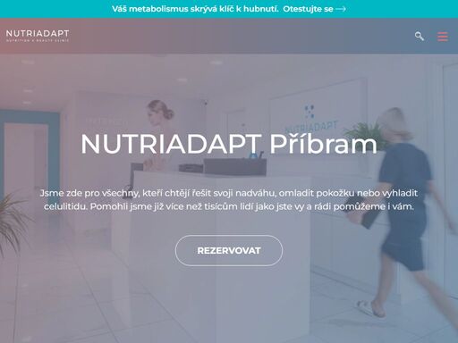 <p>nutriadapt weight management clinic příbram</p>
<p>zveme vás do naší poradny, ve které vás seznámíme s účinnou cestou k vysněné hmotnosti.</p>
<p>představíme vám nejpokročilejší výživový systém zaměřený na řízení hmotnosti člověka. na základě biochemického screeningu tento systém přináší nejlepší cestu k vysněné hmotnosti pomocí výživového plánu, který zohledňuje individuální potřeby jako jsou chuťové preference, věk, pohlaví, možnosti stravování, pohyb a další.</p>
<p>na základě elementární, metabolické a dalších diagnostik a vyšetření pro vás umíme vybrat ten nejvhodnější výživový směr, připravíme vám společně s osobním výživovým plánem také podrobnou <strong>kuchařku na míru nutriadapt s gramážovými recepty</strong> a hlavně o vás budeme pečovat tak, abyste na své cestě nebyli sami a svých váhových cílů dosáhli co nejpříjemnějším způsobem a bez jakéhokoliv trápení, které zpravidla běžné “zaručené diety” provázejí.</p>
<p><strong>na konci naší spolupráce už budete vědět, jak se stravovat, abyste byli po ukončení programu schopni se vyznat v potravinách i ve vlastním těle, v budoucnu již shozená kila nenabrali zpět, a dokázali tak svoji hmotnost kontrolovat a udržovat trvale.</strong></p>
<p>neváhejte a vyplňte formulář níže už dnes. my vám co nejdříve zatelefonujeme a domluvíme společně termín návštěvy, který vám bude vyhovovat.</p>
<p>těšíme se na vás!</p>