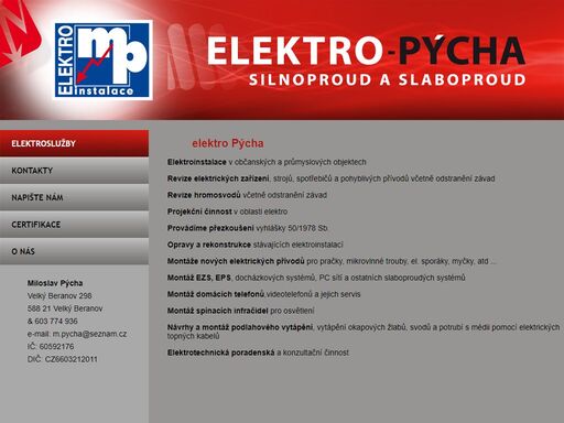 www.elektro-pycha.cz