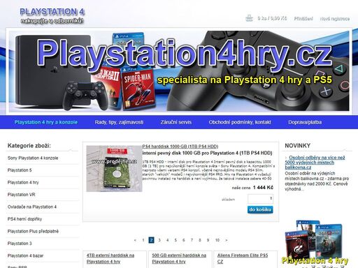 playstation4hry.cz je oblíbený herní e-shop na playstation 4 a playstation 5 hry a herní konzole sony ps4/ps5 - rozumíme tomu co prodáváme a rádi vám poradíme s výběrem