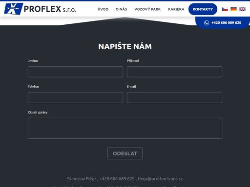 proflex-trans.cz/#kontakty