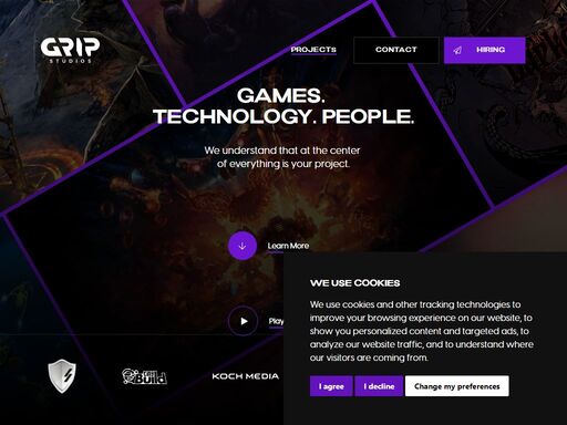 grip studios is a full-range game developer with over a decade of experience and 50+ games in our portfolio. we provide co-dev, qa, and other development services to some of the world’s top gaming companies.