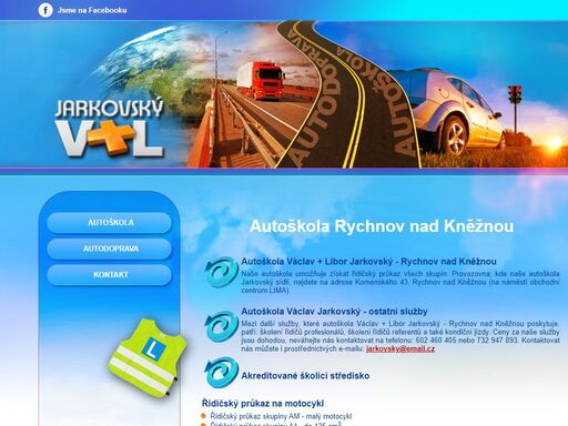 autoškola rychnov nad kněžnou - autoškola jarkovský poskytuje řidičský průkaz v lokalitě rychnov nad kněžnou