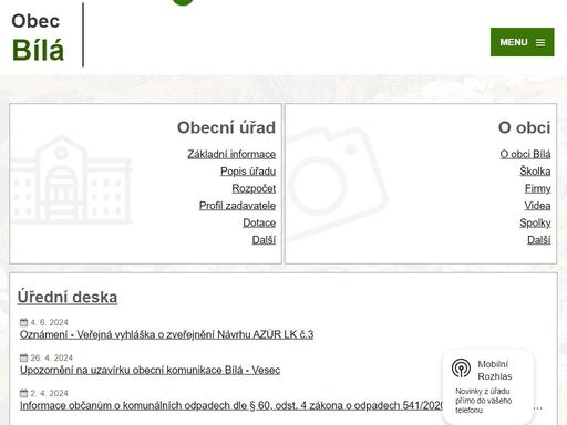 www.ou-bila.cz