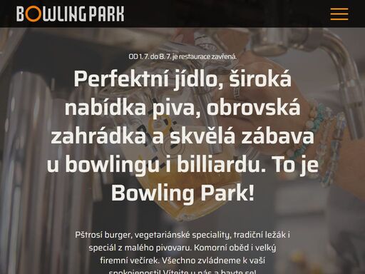 restaurace bowling park v ostravě. skvělé jídlo, bowling, billiard. místo, kde se budete rádi vracet.