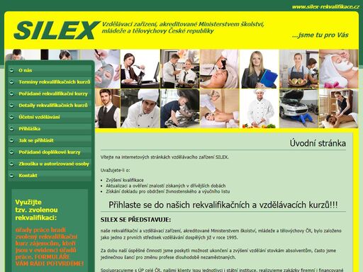 www.silex-rekvalifikace.cz