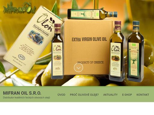 řecké olivové oleje