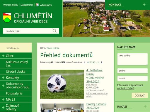 www.chlumetin.cz