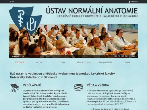 informace o ústavu normální anatomie lf up