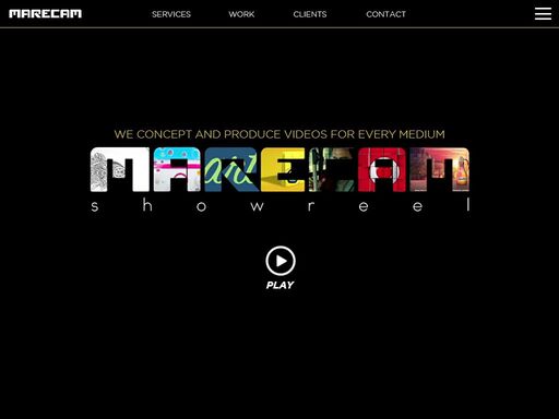 marecam - video production services, video post-production, 2d/3d animation and sound services