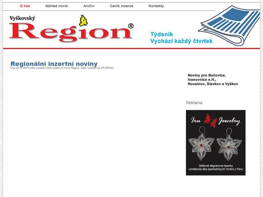 region - regionální noviny