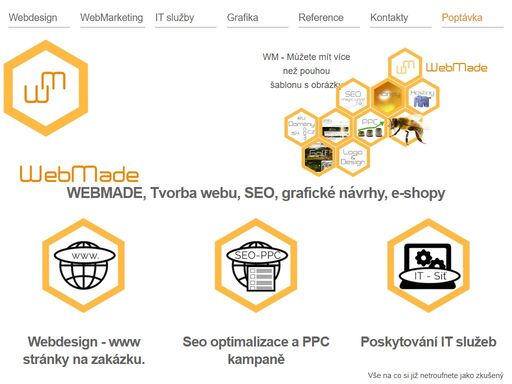 webdesign, vytváříme kreativní a responzivní www stránky, které nejsou pouhou šablonou. zlepšení návštěvnosti vašich stránek pomocí seo.
