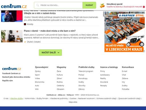 atlas.cz je český internetový portál nabízející e-mail, aktuální zpravodajství, počasí a další zajímavé služby.