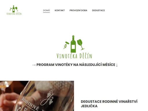 www.vinotekadecin.cz