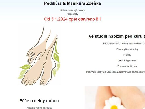 www.pedikura-manikura-zdenka.cz