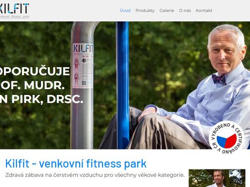 venkovní fitness park, radost nejen pro vaše tělo. kilfit, v každém věku fit.
