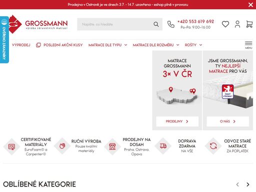 www.grossmann-matrace.cz