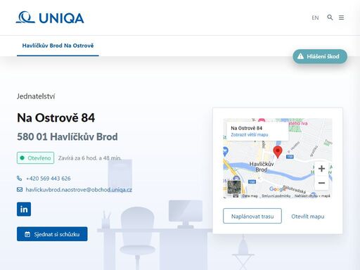 uniqa.cz/detaily-pobocek/havlickuv-brod-ostrove